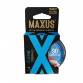 Классические презервативы в пластиковом кейсе MAXUS Classic - 3 шт. - Maxus - купить с доставкой в Петрозаводске