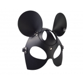 Черная кожаная маска  Мышка - Sitabella - купить с доставкой в Петрозаводске