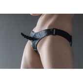 Черные трусики Better с анальной насадкой - 8 см. - Lola Games - купить с доставкой в Петрозаводске