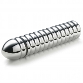 Рельефный фаллос для интенсивного электросекса Groovey George - 20 см. - MyStim - купить с доставкой в Петрозаводске