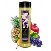 Массажное масло Libido Exotic Fruits с ароматом экзотических фруктов - 240 мл. - Shunga - купить с доставкой в Петрозаводске