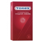 Презервативы Torex  Сладкая любовь  с ароматом клубники - 12 шт. - Torex - купить с доставкой в Петрозаводске