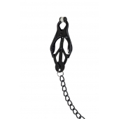 Зажимы на соски Darkside с цепочкой - Lola Games - купить с доставкой в Петрозаводске