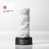 Белый 3D мастурбатор POLYGON - Tenga - в Петрозаводске купить с доставкой