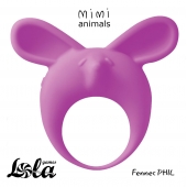 Фиолетовое эрекционное кольцо Fennec Phil - Lola Games - в Петрозаводске купить с доставкой
