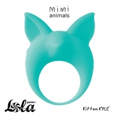 Зеленое эрекционное кольцо Kitten Kyle - Lola Games - в Петрозаводске купить с доставкой