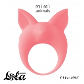Оранжевое эрекционное кольцо Kitten Kyle - Lola Games - в Петрозаводске купить с доставкой