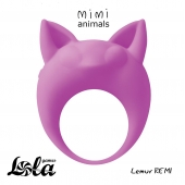 Фиолетовое эрекционное кольцо Lemur Remi - Lola Games - в Петрозаводске купить с доставкой