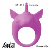 Фиолетовое эрекционное кольцо Unicorn Alfie - Lola Games - в Петрозаводске купить с доставкой