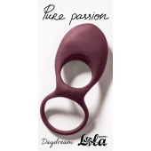Бордовое эрекционное виброкольцо Daydream - Lola Games - в Петрозаводске купить с доставкой