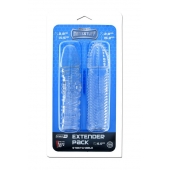Комплект из 2 прозрачных насадок на пенис PENIS EXTENDER PACK - Dream Toys - в Петрозаводске купить с доставкой