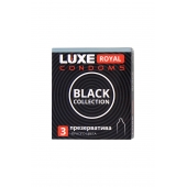Черные презервативы LUXE Royal Black Collection - 3 шт. - Luxe - купить с доставкой в Петрозаводске