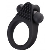 Черное эрекционное виброкольцо Brid с шипиками - A-toys - в Петрозаводске купить с доставкой