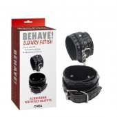 Черные наручники Surrender Wrist Restraints - Chisa - купить с доставкой в Петрозаводске