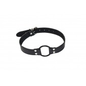 Черный кляп-кольцо Modesty - Lola Games - купить с доставкой в Петрозаводске