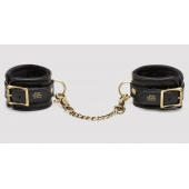 Черные наручники Bound to You Faux Leather Wrist Cuffs - Fifty Shades of Grey - купить с доставкой в Петрозаводске