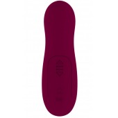 Бордовый вакуумный вибростимулятор клитора Ace - Lola Games