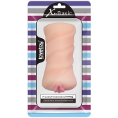 Телесный мастурбатор-вагина X-Basic Pocket Pussy без вибрации - Lovetoy - в Петрозаводске купить с доставкой