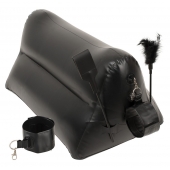 Надувная любовная подушка Portable Triangle Cushion с аксессуарами - Orion - купить с доставкой в Петрозаводске