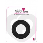 Набор из 3 эрекционных колец SILICONE COCKRINGS - Dream Toys - в Петрозаводске купить с доставкой