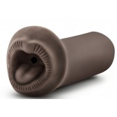 Коричневый мастурбатор-ротик Naughty Nicole - Blush Novelties - в Петрозаводске купить с доставкой