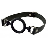 Черный кляп-рамка на регулируемых ремешках - Sitabella - купить с доставкой в Петрозаводске