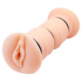 Телесный вибромастурбатор-вагина Michelle - Baile - в Петрозаводске купить с доставкой