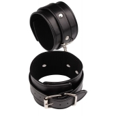Черные оковы Classic Ankle Cuffs - Chisa - купить с доставкой в Петрозаводске