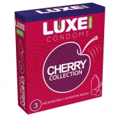 Презервативы с ароматом вишни LUXE Royal Cherry Collection - 3 шт. - Luxe - купить с доставкой в Петрозаводске