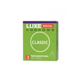 Гладкие презервативы LUXE Royal Classic - 3 шт. - Luxe - купить с доставкой в Петрозаводске