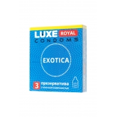 Текстурированные презервативы LUXE Royal Exotica - 3 шт. - Luxe - купить с доставкой в Петрозаводске