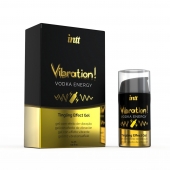 Жидкий интимный гель с эффектом вибрации Vibration! Vodka Energy - 15 мл. - INTT - купить с доставкой в Петрозаводске