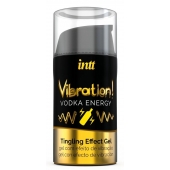 Жидкий интимный гель с эффектом вибрации Vibration! Vodka Energy - 15 мл. - INTT - купить с доставкой в Петрозаводске