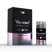 Жидкий интимный гель с эффектом вибрации Vibration! Bubble Gum - 15 мл. - INTT - купить с доставкой в Петрозаводске