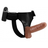 Страпон на трусиках с вибрацией Ultra Passionate Harness - 16 см. - Baile - купить с доставкой в Петрозаводске