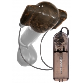 Дымчатый вибростимулятор головки пениса Dual Vibrating Head Teaser - Pipedream - в Петрозаводске купить с доставкой