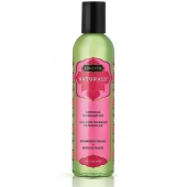 Массажное масло Naturals Strawberry Dreams с ароматом клубники - 236 мл. - Kama Sutra - купить с доставкой в Петрозаводске