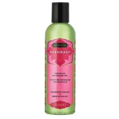 Массажное масло Naturals Strawberry Dreams с ароматом клубники - 59 мл. - Kama Sutra - купить с доставкой в Петрозаводске