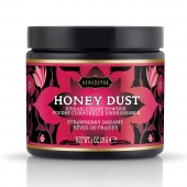 Пудра для тела Honey Dust Body Powder с ароматом клубники - 170 гр. - Kama Sutra - купить с доставкой в Петрозаводске