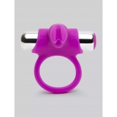 Лиловое виброкольцо с пультом ДУ Remote Control Cock Ring - Happy Rabbit - в Петрозаводске купить с доставкой