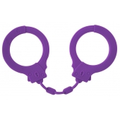 Фиолетовые силиконовые поножи Limitation - Lola Games - купить с доставкой в Петрозаводске