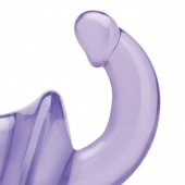 Фиолетовый безремневой страпон Strapless Strap-On - Lux Fetish - купить с доставкой в Петрозаводске