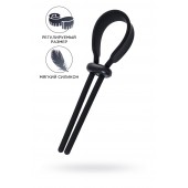 Черное эрекционное лассо на пенис Keb - A-toys - в Петрозаводске купить с доставкой