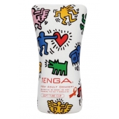 Мастурбатор-туба Keith Haring Soft Tube CUP - Tenga - в Петрозаводске купить с доставкой