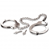 Металлические наручники Metal Leg Cuffs - Pipedream - купить с доставкой в Петрозаводске