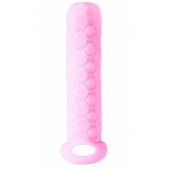 Розовый фаллоудлинитель Homme Long - 13,5 см. - Lola Games - в Петрозаводске купить с доставкой