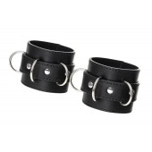 Черные наручники Anonymo на сцепке - ToyFa - купить с доставкой в Петрозаводске