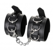 Черные оковы Anonymo из искусственной кожи - ToyFa - купить с доставкой в Петрозаводске
