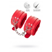 Красные оковы Anonymo из искусственной кожи - ToyFa - купить с доставкой в Петрозаводске