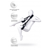 Черные кожаные стропы для фиксации Anonymo - ToyFa - купить с доставкой в Петрозаводске